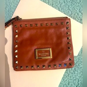 Valentino Garavani Rockstud Wristlet/Clutch 5x6 beautiful wristlet, no damage.